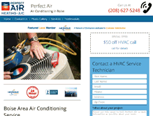 Tablet Screenshot of airconditioninginboise.com